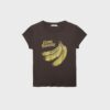 Camiseta de manga corta con estampado de plátanos