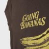 Camiseta de manga corta con estampado de plátanos