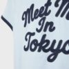 Camiseta de manga corta con estampado en contraste Camiseta de manga corta con estampado en contraste