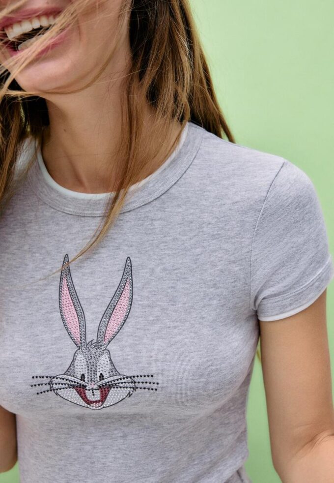 Camiseta de manga corta de Bugs Bunny Camiseta de manga corta de Bugs Bunny