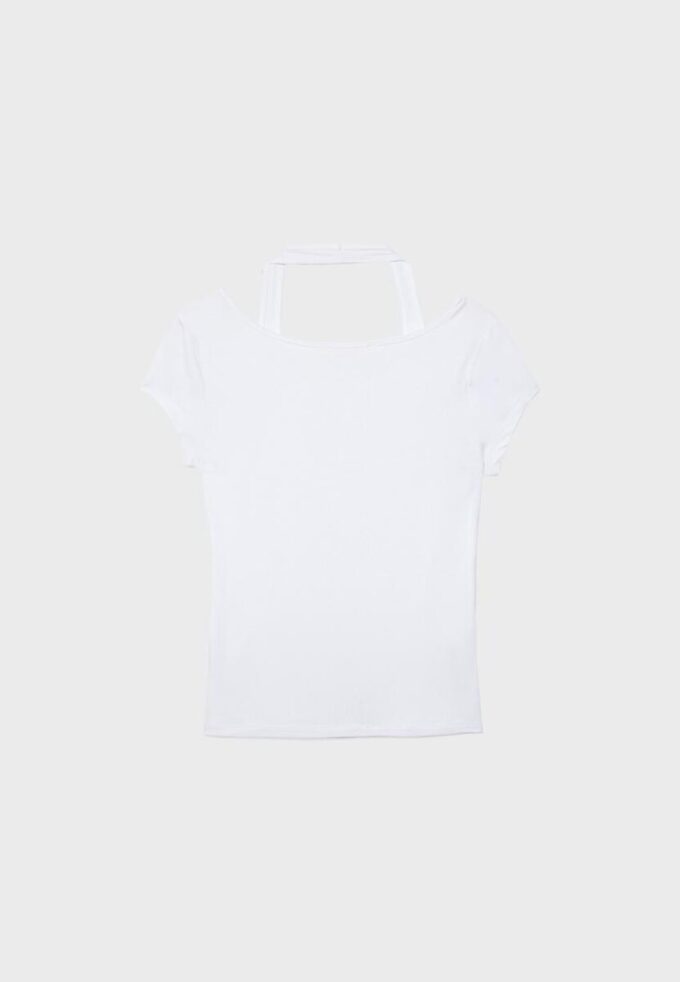 Camiseta de manga corta de doble capa Camiseta de manga corta de doble capa