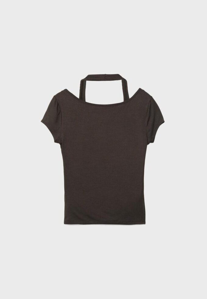 Camiseta de manga corta de doble capa Camiseta de manga corta de doble capa