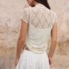 Camiseta de manga corta estilo qipao Camiseta de manga corta estilo qipao