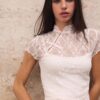Camiseta de manga corta estilo qipao Camiseta de manga corta estilo qipao