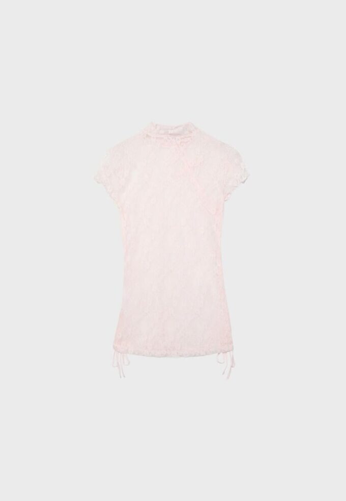 Camiseta de manga corta estilo qipao Camiseta de manga corta estilo qipao