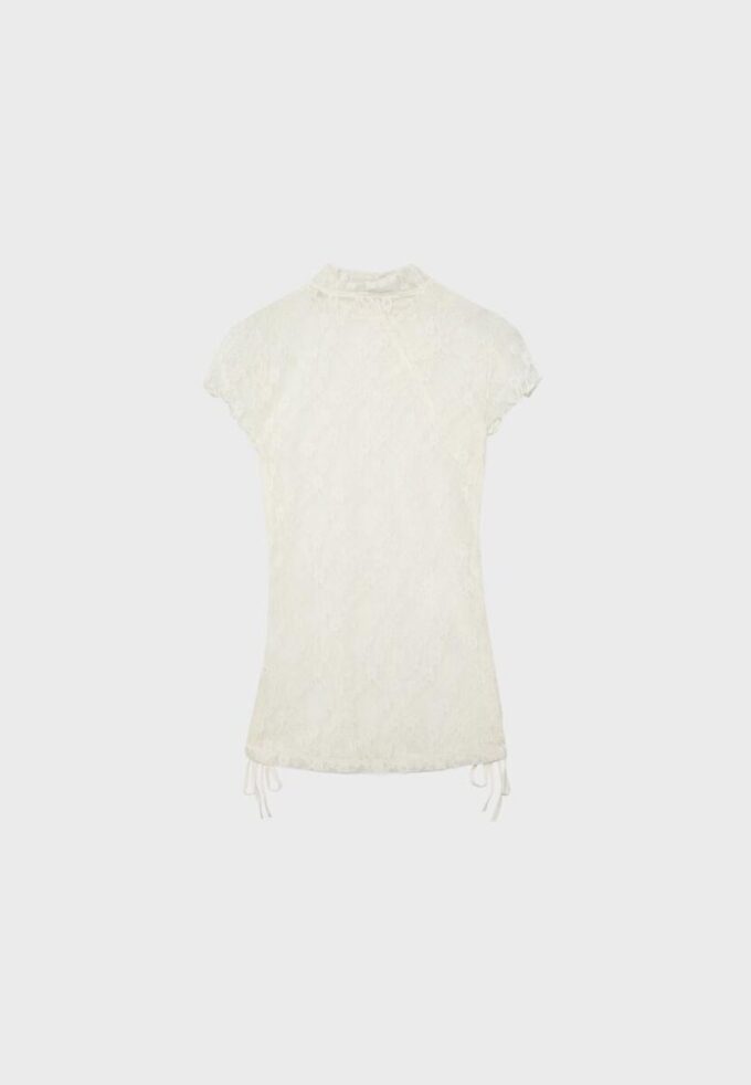 Camiseta de manga corta estilo qipao Camiseta de manga corta estilo qipao