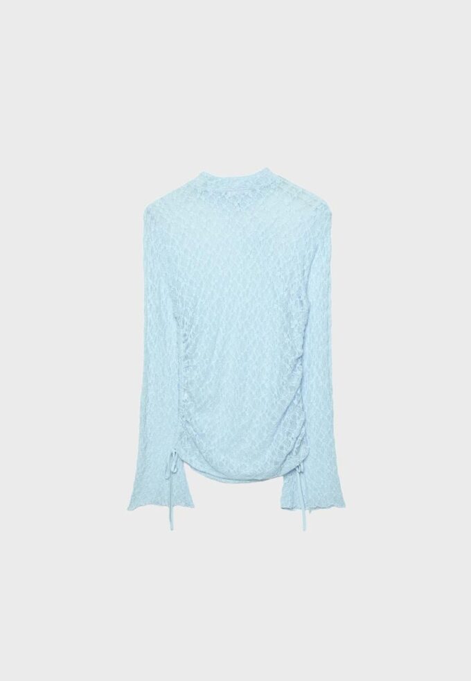 Camiseta de manga larga con encaje Camiseta de manga larga con encaje