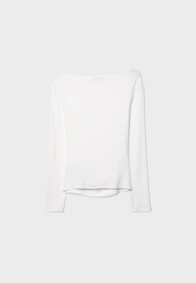 Camiseta de manga larga con fruncidos Camiseta de manga larga con fruncidos