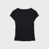 Camiseta de pantalón corto con cuello en V Camiseta de pantalón corto con cuello en V