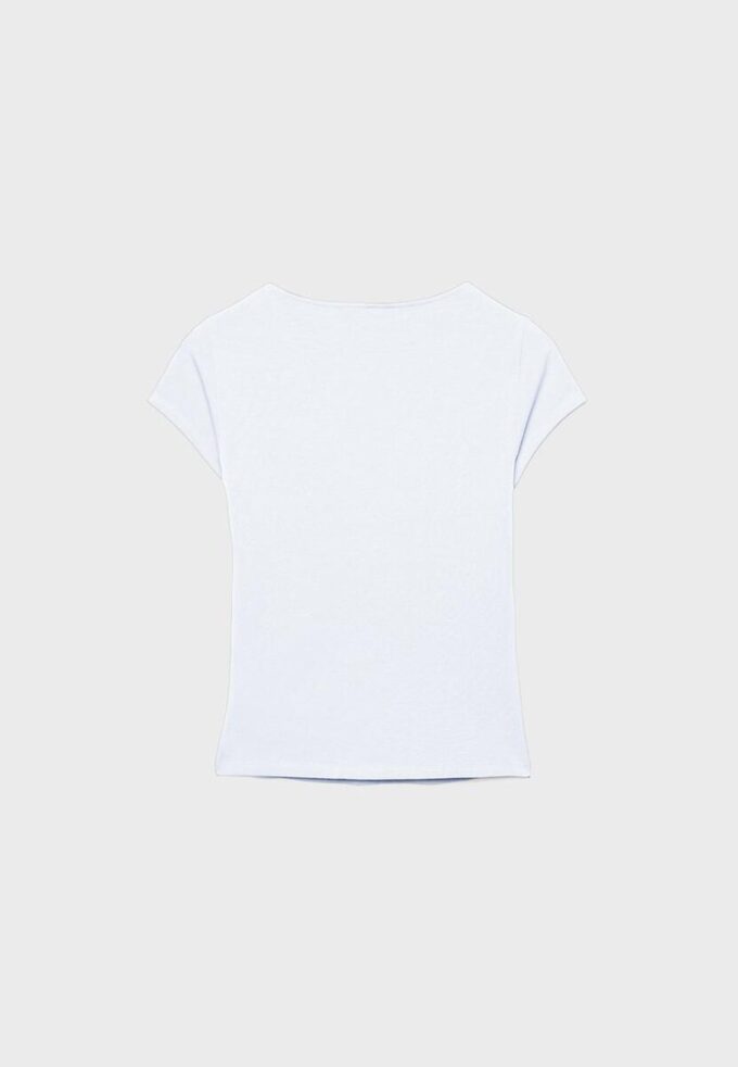 Camiseta de pantalón corto con cuello en V Camiseta de pantalón corto con cuello en V