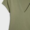 Camiseta de pantalón corto con cuello en V Camiseta de pantalón corto con cuello en V