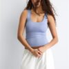 Camiseta de poliamida con tirantes anchos Camiseta de poliamida con tirantes anchos