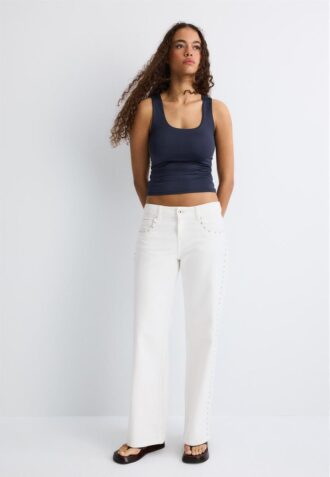 Camiseta de poliamida con tirantes anchos
