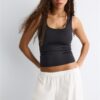 Camiseta de poliamida con tirantes anchos Camiseta de poliamida con tirantes anchos