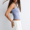 Camiseta de poliamida con tirantes anchos Camiseta de poliamida con tirantes anchos