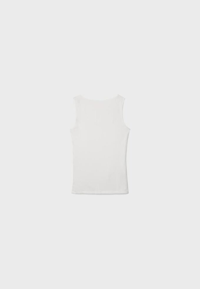 Camiseta de poliamida con tirantes anchos Camiseta de poliamida con tirantes anchos