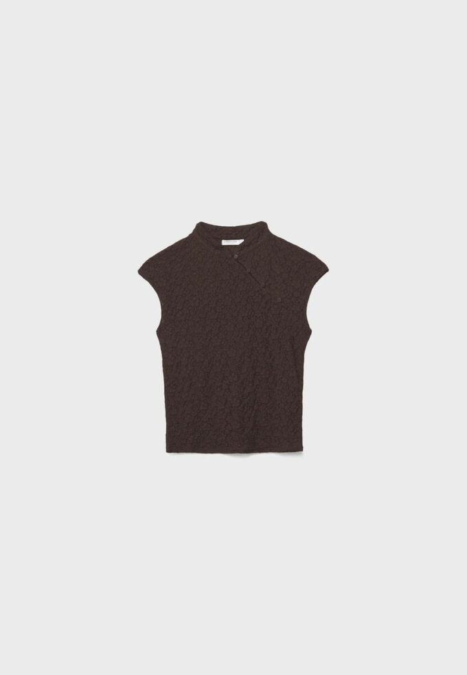 Camiseta estilo qipao de encaje Camiseta estilo qipao de encaje