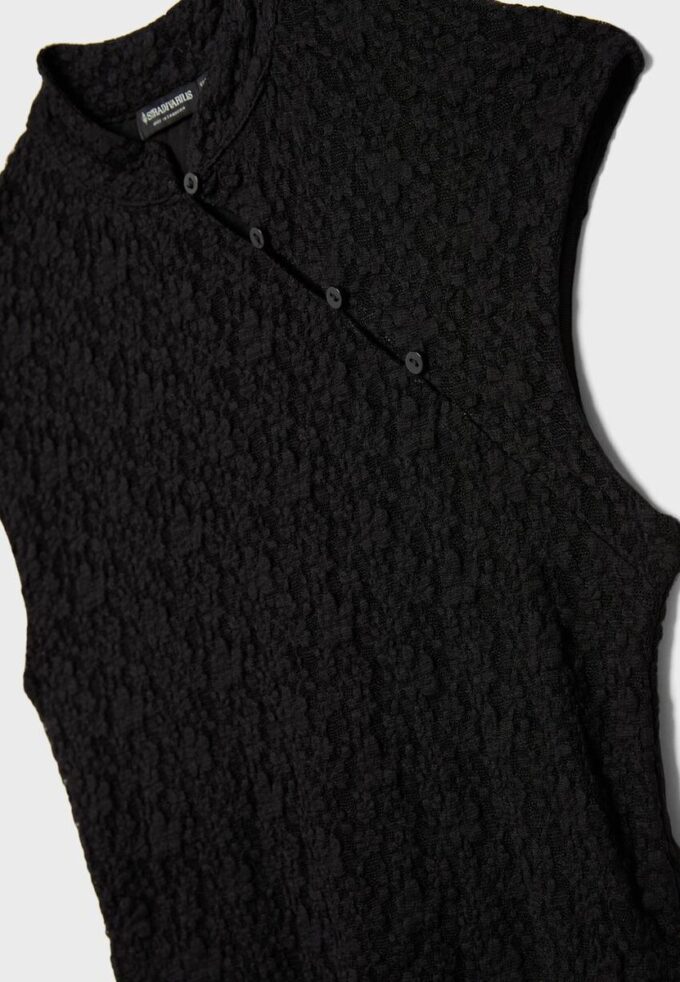 Camiseta estilo qipao de encaje Camiseta estilo qipao de encaje