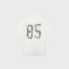 Camiseta oversize de encaje con detalle gráfico