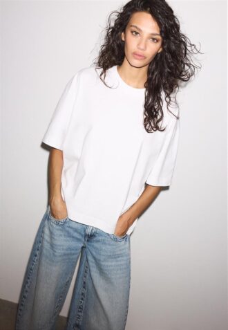 Camiseta oversize de manga corta