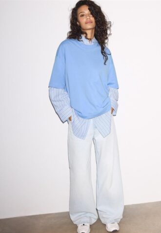 Camiseta oversize de manga corta