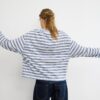 Camiseta oversize de manga larga a rayas Camiseta oversize de manga larga a rayas