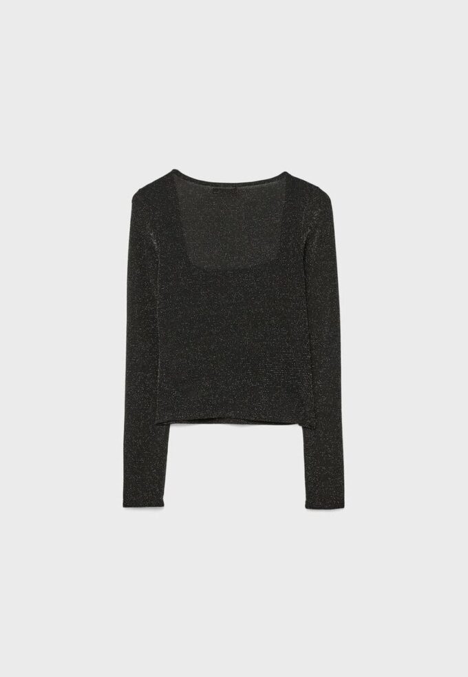 Camiseta Seamless con cuello cuadrado Camiseta Seamless con cuello cuadrado
