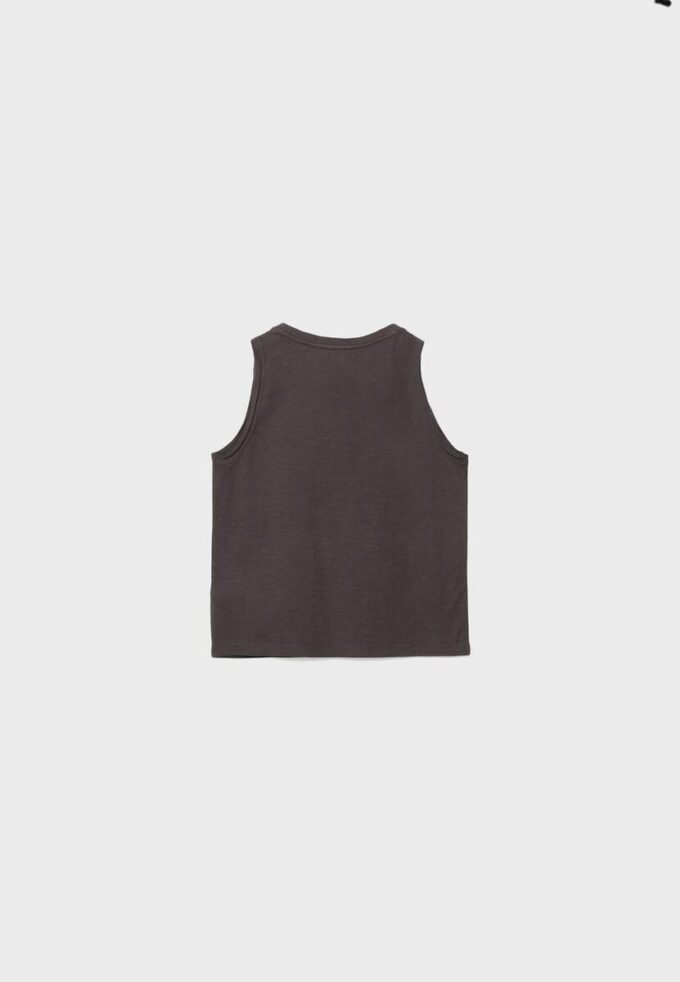 Camiseta sin mangas con bordado de tachuelas Camiseta sin mangas con bordado de tachuelas