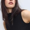 Camiseta sin mangas con cuello de embudo Camiseta sin mangas con cuello de embudo