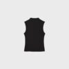 Camiseta sin mangas con cuello de embudo Camiseta sin mangas con cuello de embudo
