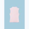Camiseta sin mangas con cuello de embudo