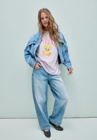 Camiseta Sweety de manga corta y cuello redondo