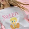 Camiseta Sweety de manga corta y cuello redondo Camiseta Sweety de manga corta y cuello redondo