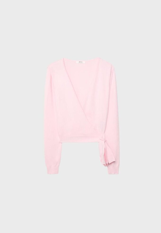 Cardigan cruzado