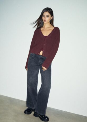 Cardigan de punto con botones