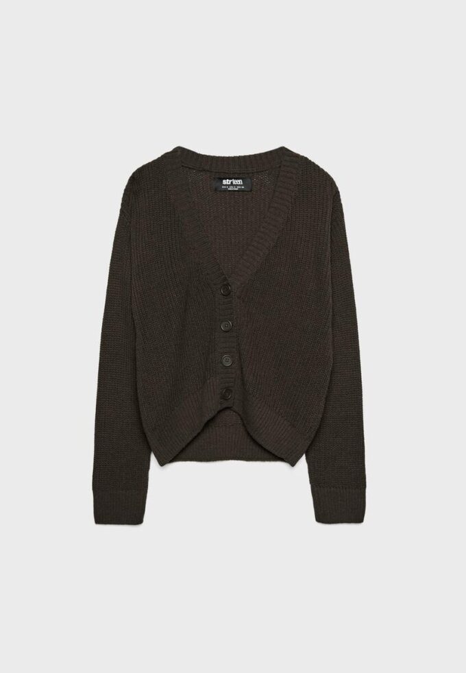 Cardigan de punto con botones Cardigan de punto con botones