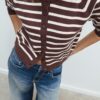 Cardigan de punto con botones y mangas raglán Cardigan de punto con botones y mangas raglán