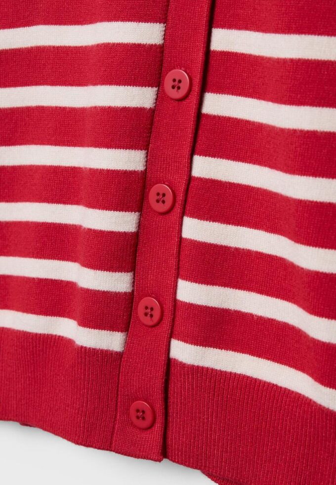Cardigan de punto con botones y mangas raglán Cardigan de punto con botones y mangas raglán