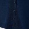 Cardigan de punto con cuello alto y botones Cardigan de punto con cuello alto y botones
