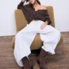 Cardigan de punto con mangas de murciélago Cardigan de punto con mangas de murciélago