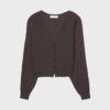 Cardigan de punto con mangas de murciélago Cardigan de punto con mangas de murciélago