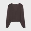 Cardigan de punto con mangas de murciélago Cardigan de punto con mangas de murciélago