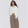 Cardigan de punto trenzado con botones Cardigan de punto trenzado con botones
