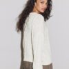 Cardigan de punto trenzado con botones Cardigan de punto trenzado con botones