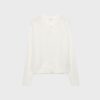 Cardigan de punto trenzado con botones Cardigan de punto trenzado con botones