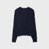 Cardigan de punto trenzado con botones Cardigan de punto trenzado con botones