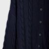 Cardigan de punto trenzado con botones Cardigan de punto trenzado con botones