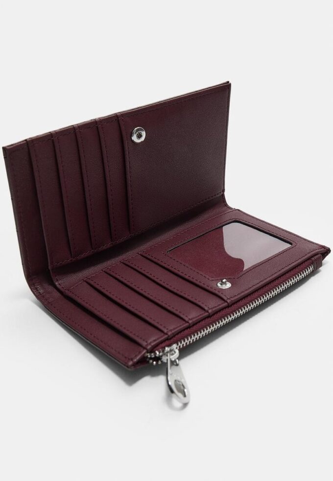 Cartera básica imitación cocodrilo Cartera básica imitación cocodrilo