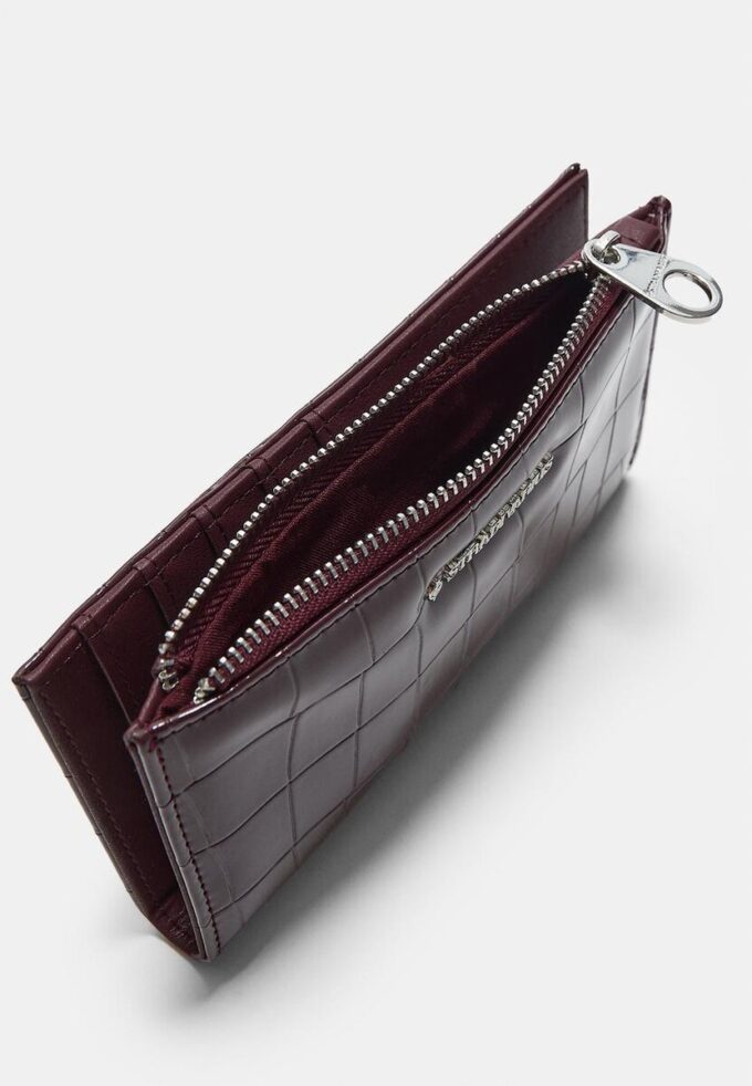 Cartera básica imitación cocodrilo Cartera básica imitación cocodrilo