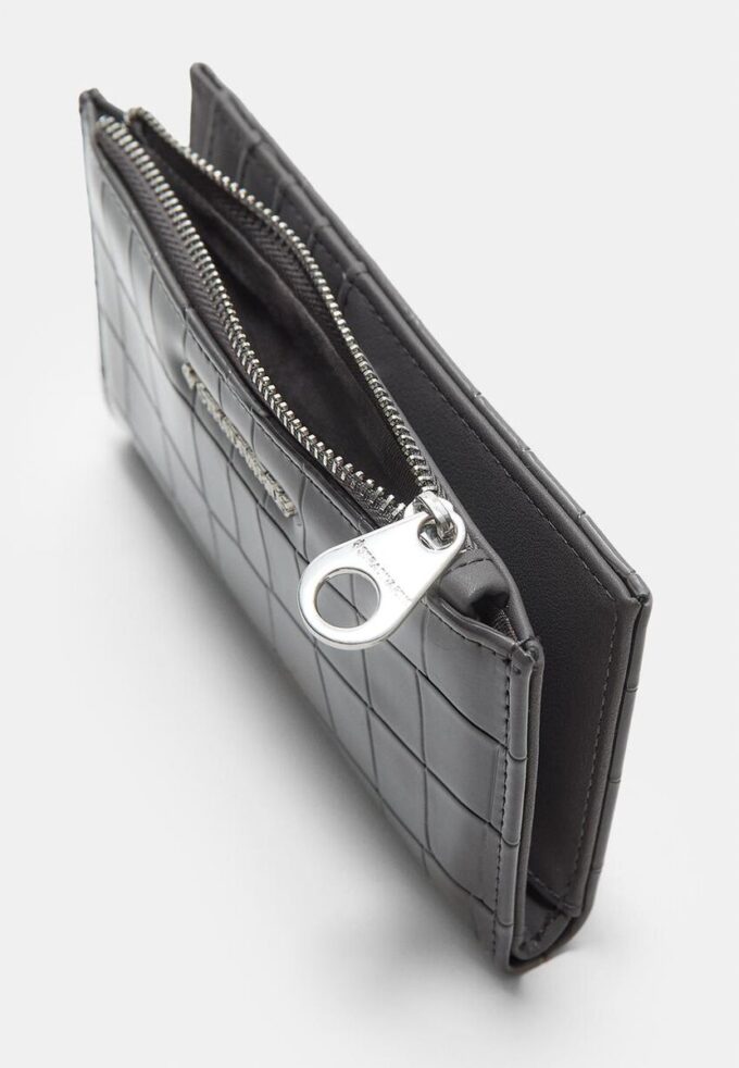 Cartera básica imitación cocodrilo Cartera básica imitación cocodrilo